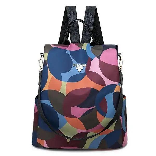 Modern Elegant Waterproof Women's Backpack Fashionable Anti-theft Women Backpacks Nice Print School Bag High Quality Large Capacity Backpack
