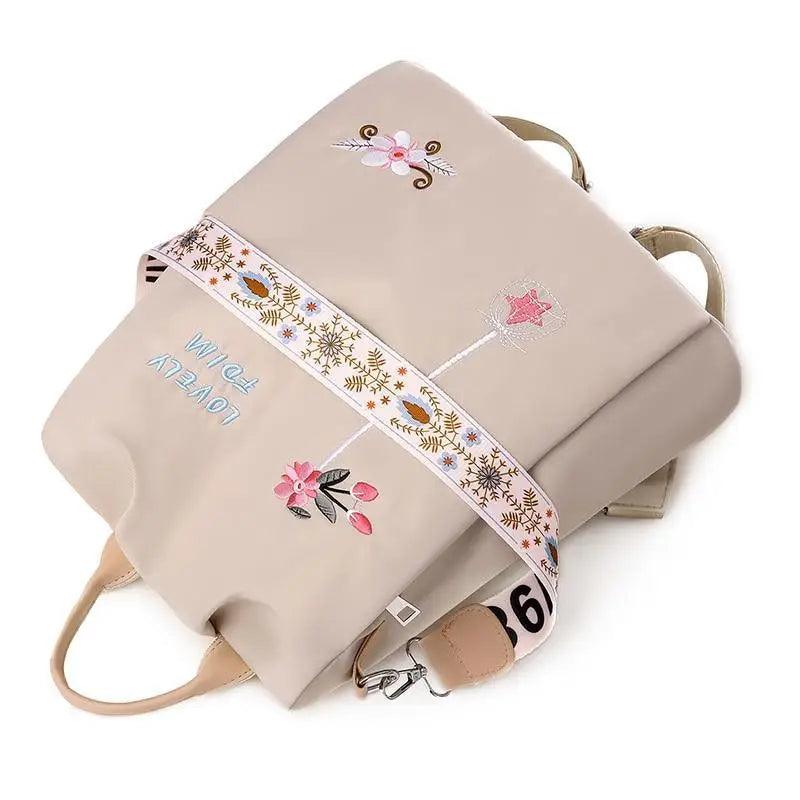 Modern Elegant Waterproof Women's Backpack Fashionable Anti-theft Women Backpacks Nice Print School Bag High Quality Large Capacity Backpack