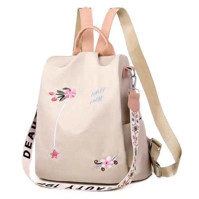 Modern Elegant Waterproof Women's Backpack Fashionable Anti-theft Women Backpacks Nice Print School Bag High Quality Large Capacity Backpack