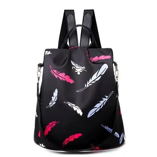 Modern Elegant Waterproof Women's Backpack Fashionable Anti-theft Women Backpacks Nice Print School Bag High Quality Large Capacity Backpack