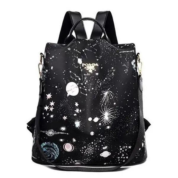 Modern Elegant Waterproof Women's Backpack Fashionable Anti-theft Women Backpacks Nice Print School Bag High Quality Large Capacity Backpack