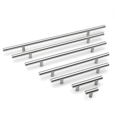 Modern Stainless Steel Kitchen Door Cabinet Bar Handle Pull Knob Cabinet Knobs Furniture Handle Cupboard Drawer Handle Stainless Steel Hollow Tube Bar Drawer Pulls Cupboard Knob For Kitchen Furniture Hardware