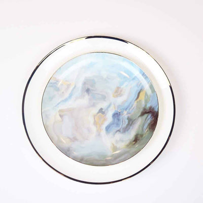 Blue Cloud Plate-Set of 4