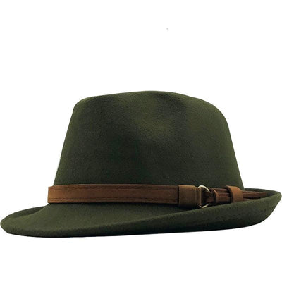 New Casual Women Men Fedora Hat For Winter Autumn Women's Vintage Hat With Belt Buckle For Men Home Party Daily Clothing Accessories Elegant Men Hat