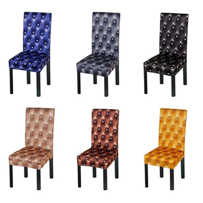 New Elastic Spandex Fibre Chair Cover For Wedding Banquet Hotel Antifouling Fiber Standard Office European Stretch Spandex Removable Washable Dining Chair Protector Slipcovers for Hotel Dining Room Ceremony Banquet Wedding Party