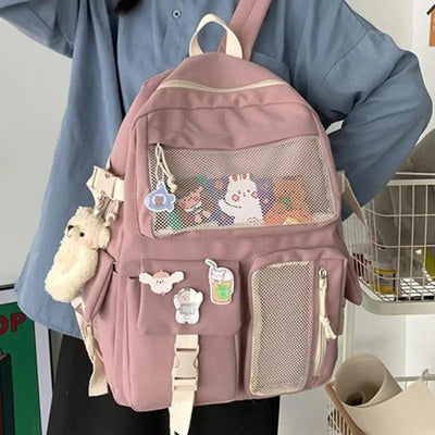New Elegant Waterproof Backpack For Ladies And Women Cute Student Bookbag/Trevel Bag for Teenager Girls