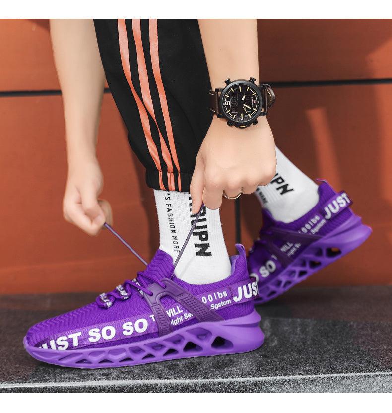 New Mens Sneakers Running Shoes Fashion Breathable Outdoor Sports Sneakers Soft Thick Bottom Athletic Men's Modern Running Sneakers For Outdoor Workout