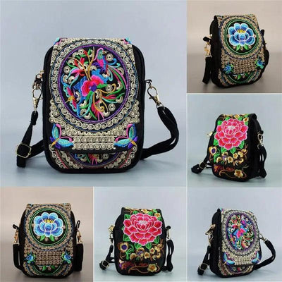 New Vintage Handmade Women Mini Crossbody Bag Pouch, Small Handbag Coin Purse, Style For Ladies