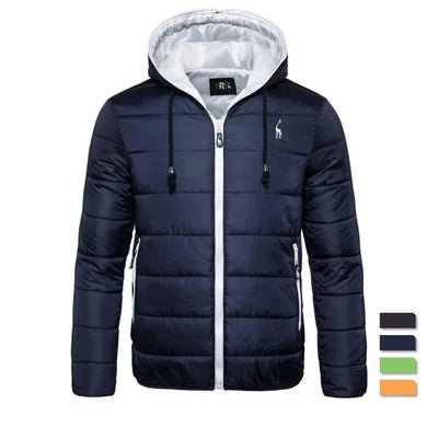 New Waterproof Winter Jacket Men Hooded Warm Autumn Jacket Windproof Hooded Men Blue Comfortable Men's Jackets Lightweight Hiking Jackets For Ski Winter Coat