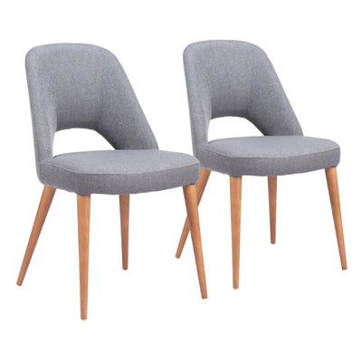 Leith Dining Chair (Set of 2) Gray
