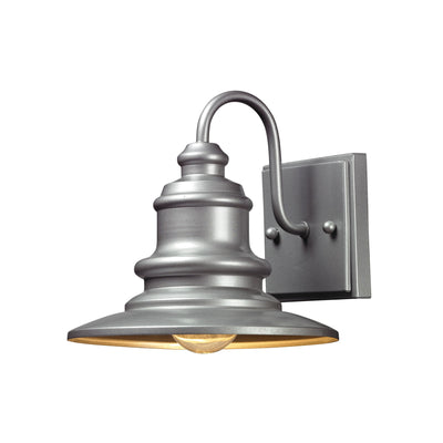 Marina 8'' High 1-Light Outdoor Sconce - Matte Silver