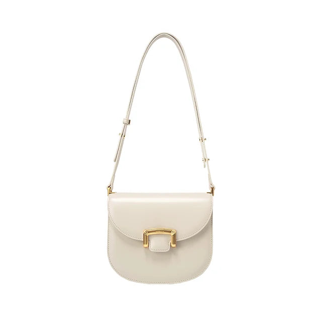Original Women Bag New Trendy High-end Wedding Bag Shoulder Bag Commuting Handbag Retro Style Saddle Bag