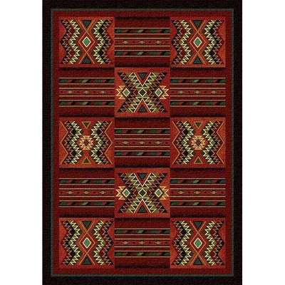 Painted Cliffs Red Area Rug