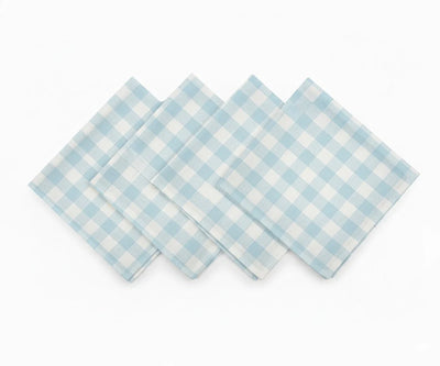 Blue Checkered Napkins
