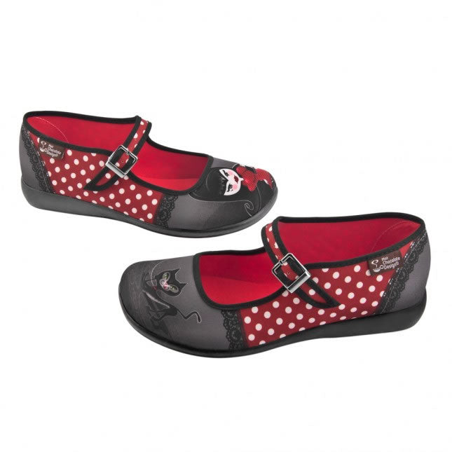 Hot Chocolate Design Petunia Mary Jane Flats