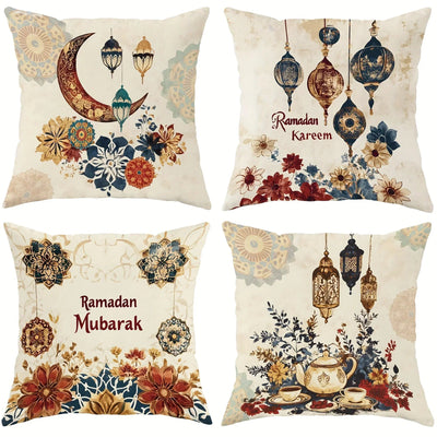 Pillowcase - Floral Polyester Lantern 45cm