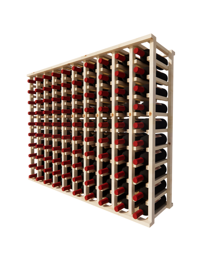 10 Column Pine Upper Wine Rack