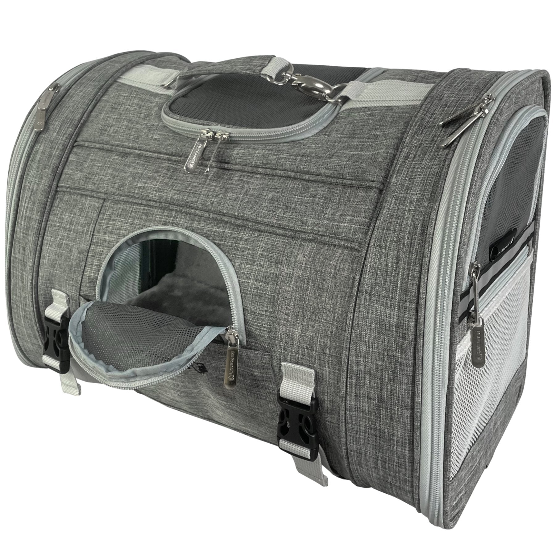 Mr. Peanut's Monterey Series Airline Compliant Horizontal Backpack Pet Carrier