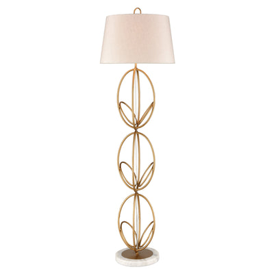 Morely 63'' High 1-Light Floor Lamp - Painted Gold