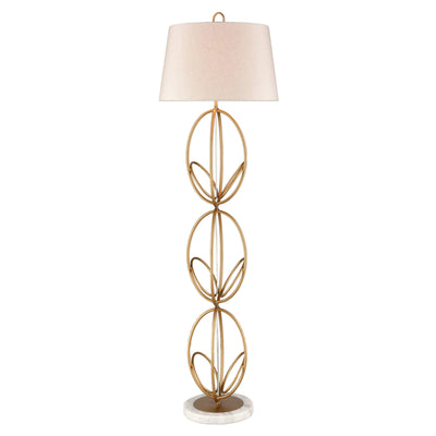 Morely 63'' High 1-Light Floor Lamp - Painted Gold