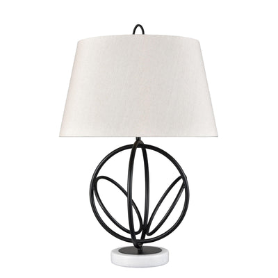 Morely 26'' High 1-Light Table Lamp - Matte Black
