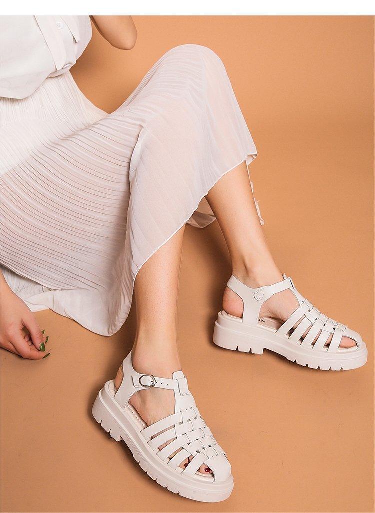 Platform Women's Sandals Summer Fashion Women Beach Classic Sandal Comfortable Beach Pool Platforms Sandals With Buckle Open Toe Ankle Strap Thick-Soled Casual Women's Shoes