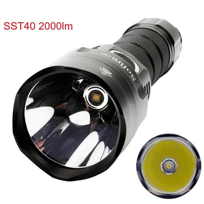 Powerful Flashlight Rechargeable Waterproof Searchlight Powerful Long Beam Distance LED Super Bright Flashlight Cree Torch with Ramping Indicator USB Charger Super Bright Torch Best For Hiking Hunting Camping Outdoor Sport