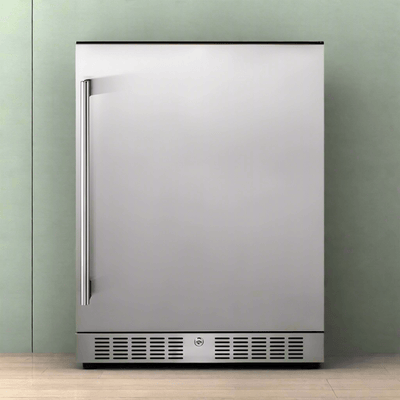 Premium 5.3 Cu.Ft Single Door Stainless Steel Built-In Wine Beverage Undercounter Refrigerator (SAK95276)