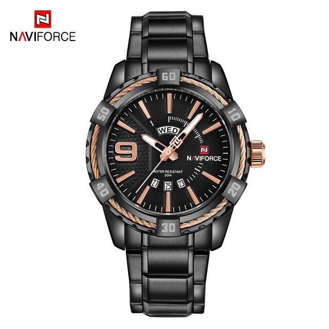 Men's Luxury Stainless steal Waterproof Watch With Day And Date Display Unique Design Perfect Gift In Modern Metal Men Wrist Watch Design