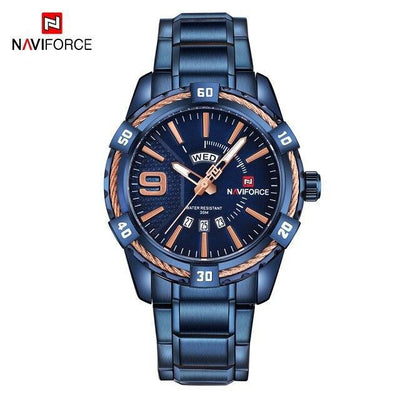 Men's Luxury Stainless steal Waterproof Watch With Day And Date Display Unique Design Perfect Gift In Modern Metal Men Wrist Watch Design
