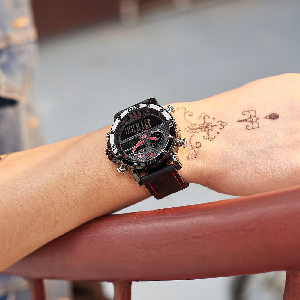 Men's Sports Waterproof Digital Analog Multifunction Watch Excellent Design Perfect Gift