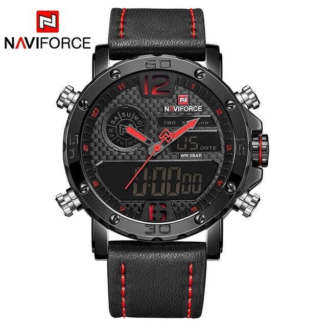 Men's Sports Waterproof Digital Analog Multifunction Watch Excellent Design Perfect Gift