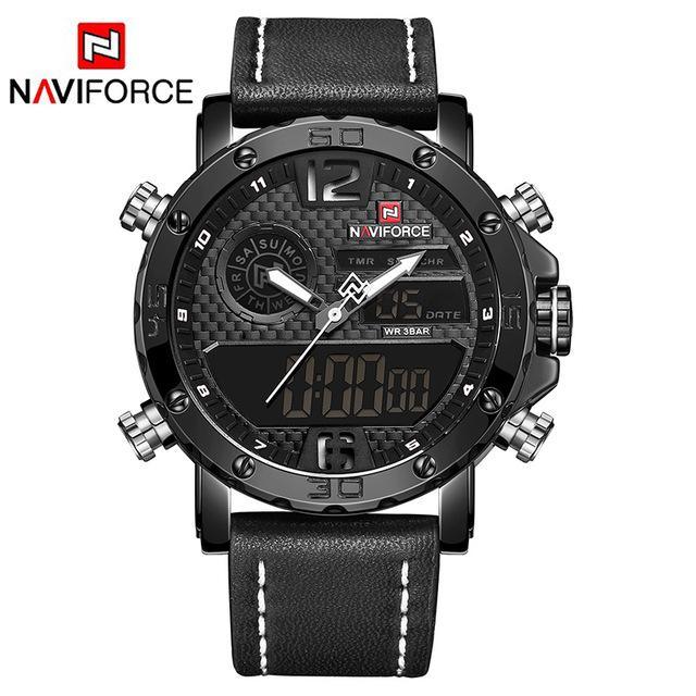 Men's Sports Waterproof Digital Analog Multifunction Watch Excellent Design Perfect Gift