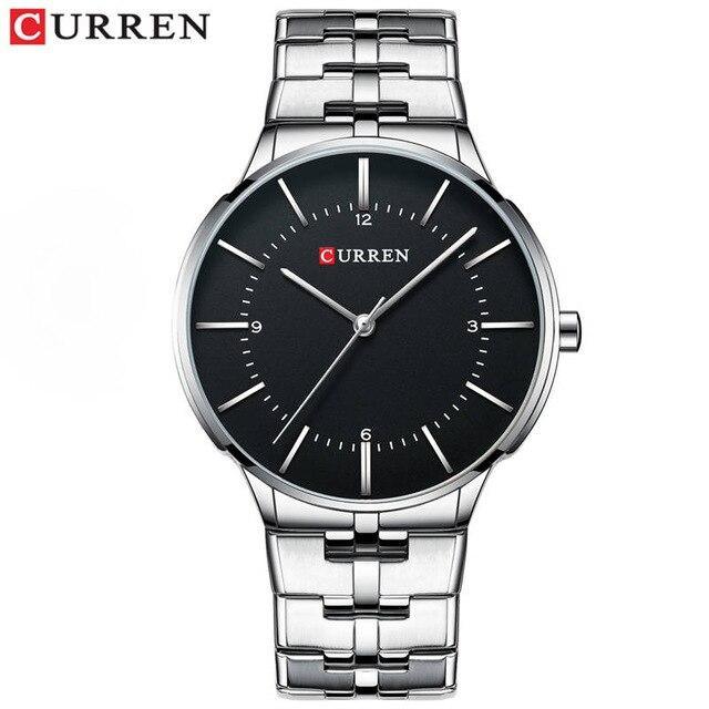 Men's Waterproof Watch With Shining Bracelet In Five Modern Designs Perfect Gift For Your Loved One