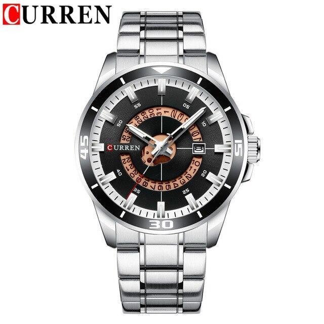 Men's Modern Sports Waterproof Watch Luxury Unique Design Fluorescent Hands Perfect Gift