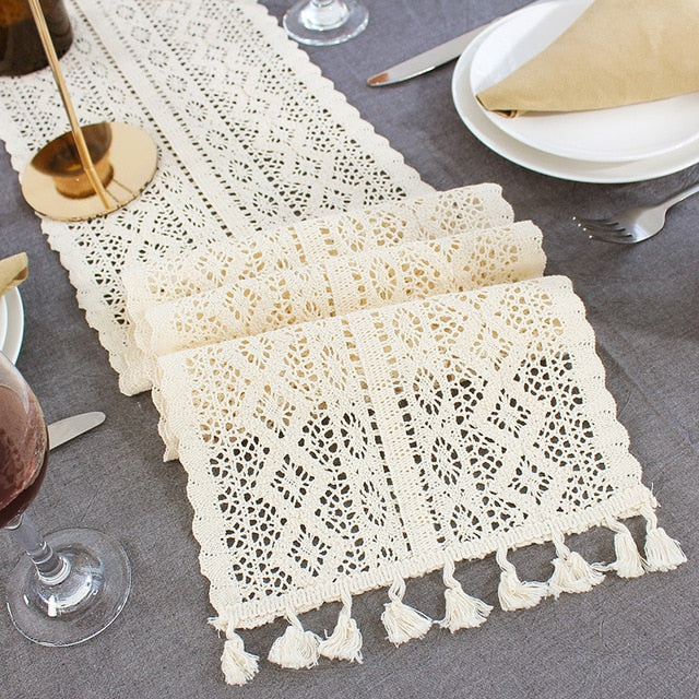 Crochet Lace Table Runner