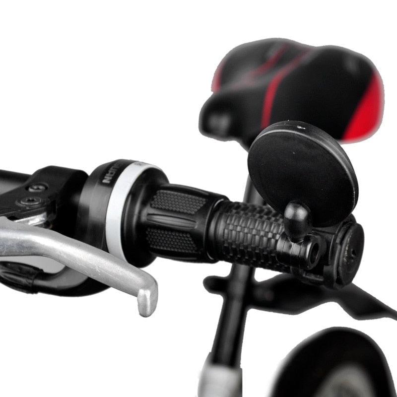 1Pc Bicycle Rearview Handlebar Mirrors Cycling Rear View Bike Silicone Handle Rearview Mirror Bike Mirrors Adjustable Bicycle Cycling Rear View Mirror For Handlebar