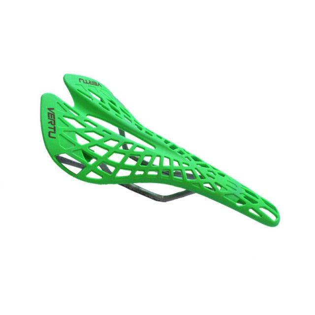 Mountain Super Light Plastic Bicycle Saddle Bike Saddle Seat PVC Cushion Hollow Seat Saddle Ultra Light Cycling Bicycle Seat Saddle Hollow Ergonomic Shock Absorption Water Resistant Protection