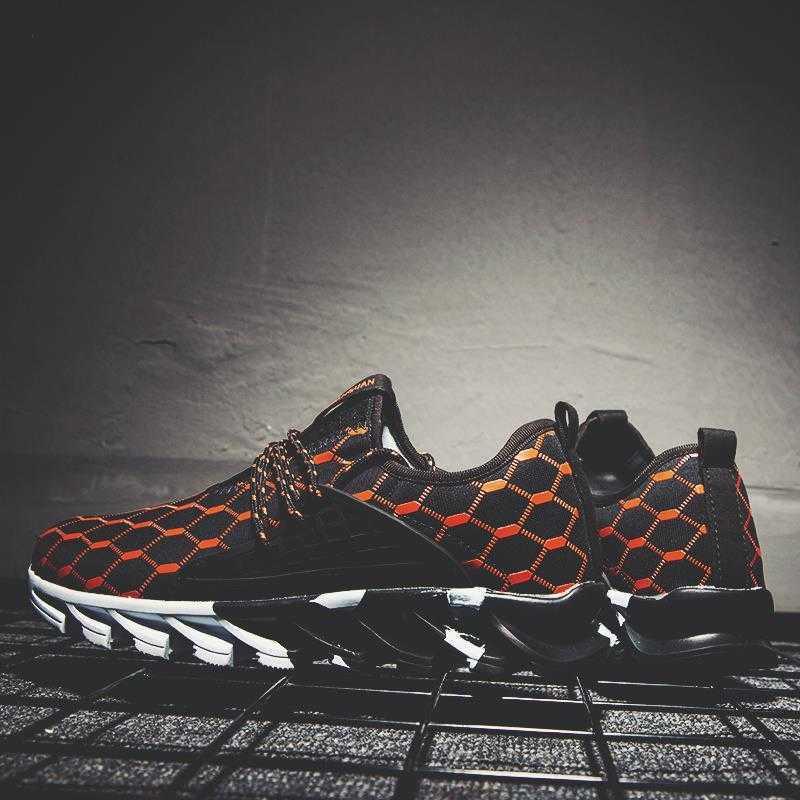 Mens Lightweight Breathable White Sneakers Casual Spring New Fashion Comfortable Walking Slip-On Sneakers Breathable Fashion Athletic Gym Casual Tennis Sneakers Modern Design Shoes