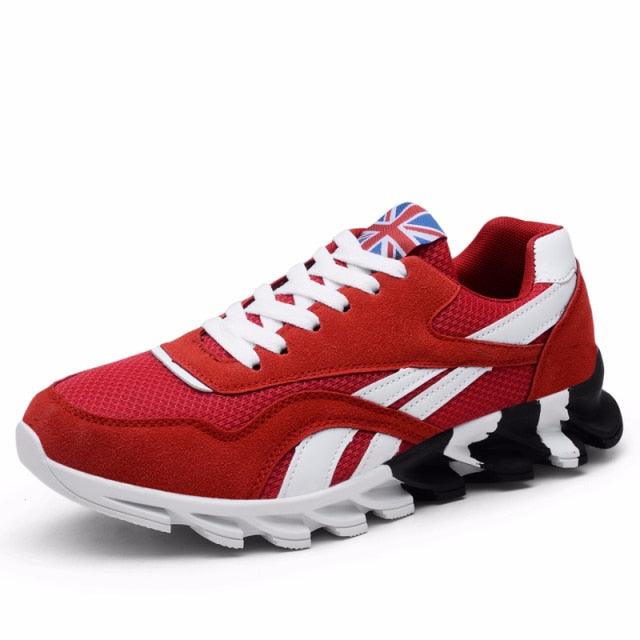 Mens Lightweight Breathable White Sneakers Casual Spring New Fashion Comfortable Walking Slip-On Sneakers Breathable Fashion Athletic Gym Casual Tennis Sneakers Modern Design Shoes