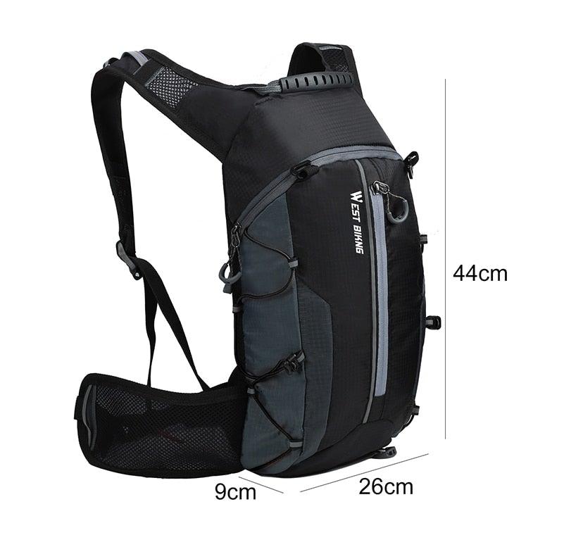 Bike Bags Portable Waterproof Backpack Cycling Water Bag Outdoor Sport Climbing Hiking Pouch Hydration Backpack Bike Backpack Mountain Biking Daypack Cycling Hiking Bicycle 10L