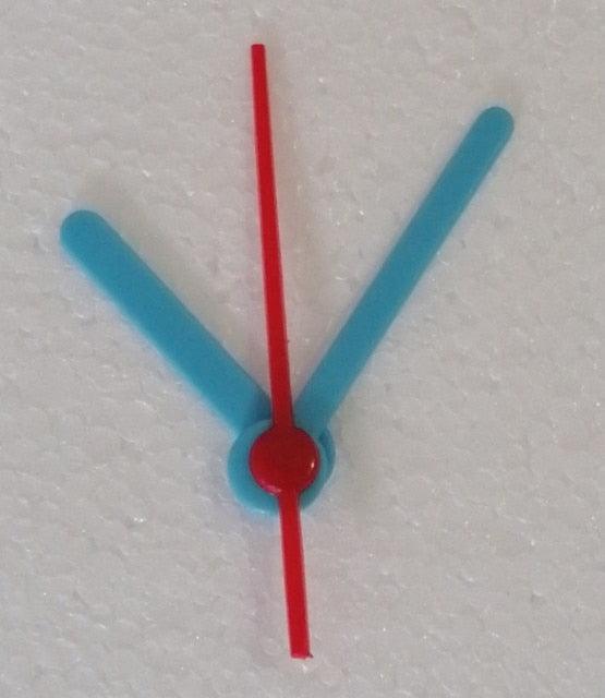 Wall Clock Pointer Clock Watch Kit Accessories 3D Clock Hands Wall Clock for Kitchen Office and Home Art Decor Quartz Clock Movement Mechanism Accessories Needle Pointer Large Wall Clocks Quartz