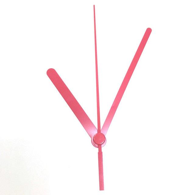 Wall Clock Pointer Clock Watch Kit Accessories 3D Clock Hands Wall Clock for Kitchen Office and Home Art Decor Quartz Clock Movement Mechanism Accessories Needle Pointer Large Wall Clocks Quartz