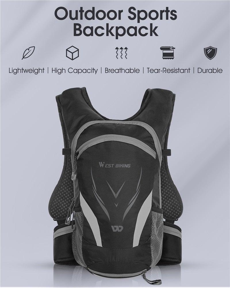 Bike Bags Portable Waterproof Backpack Cycling Water Bag Outdoor Sport Climbing Hiking Pouch Hydration Backpack Bike Backpack Mountain Biking Daypack Cycling Hiking Bicycle 10L