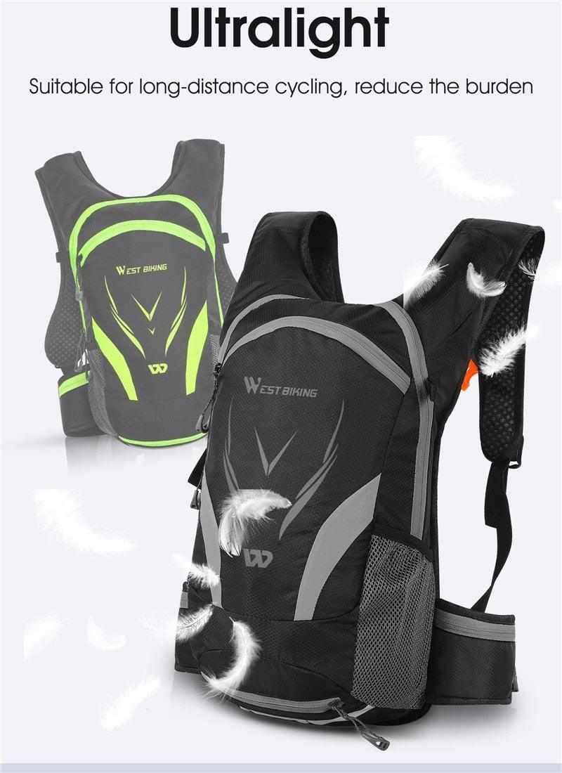 Bike Bags Portable Waterproof Backpack Cycling Water Bag Outdoor Sport Climbing Hiking Pouch Hydration Backpack Bike Backpack Mountain Biking Daypack Cycling Hiking Bicycle 10L