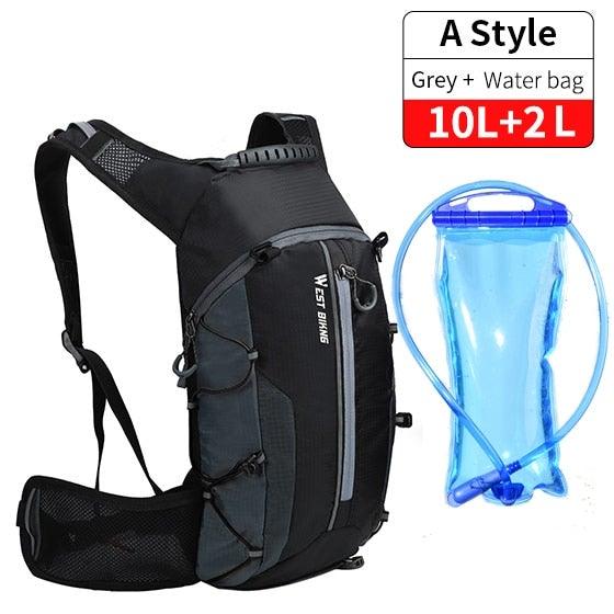 Bike Bags Portable Waterproof Backpack Cycling Water Bag Outdoor Sport Climbing Hiking Pouch Hydration Backpack Bike Backpack Mountain Biking Daypack Cycling Hiking Bicycle 10L