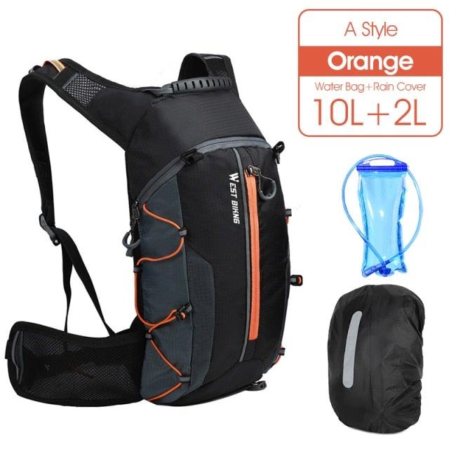 Bike Bags Portable Waterproof Backpack Cycling Water Bag Outdoor Sport Climbing Hiking Pouch Hydration Backpack Bike Backpack Mountain Biking Daypack Cycling Hiking Bicycle 10L