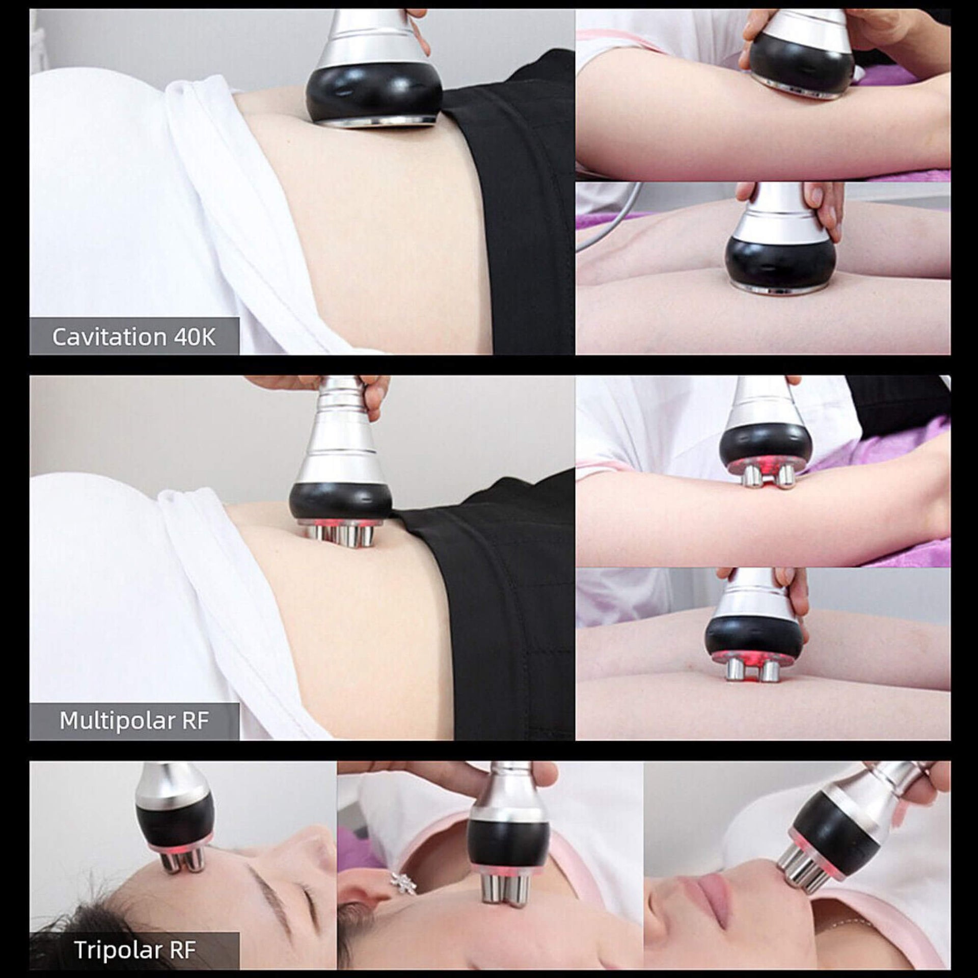 Professional Ultrasonic Cavitation RF Laser Lipo Machine - Fat Reduction & Weight Loss (SAK95112)