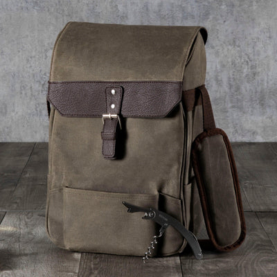 2 Bottle Insulated Wine & Cheese Cooler Tote