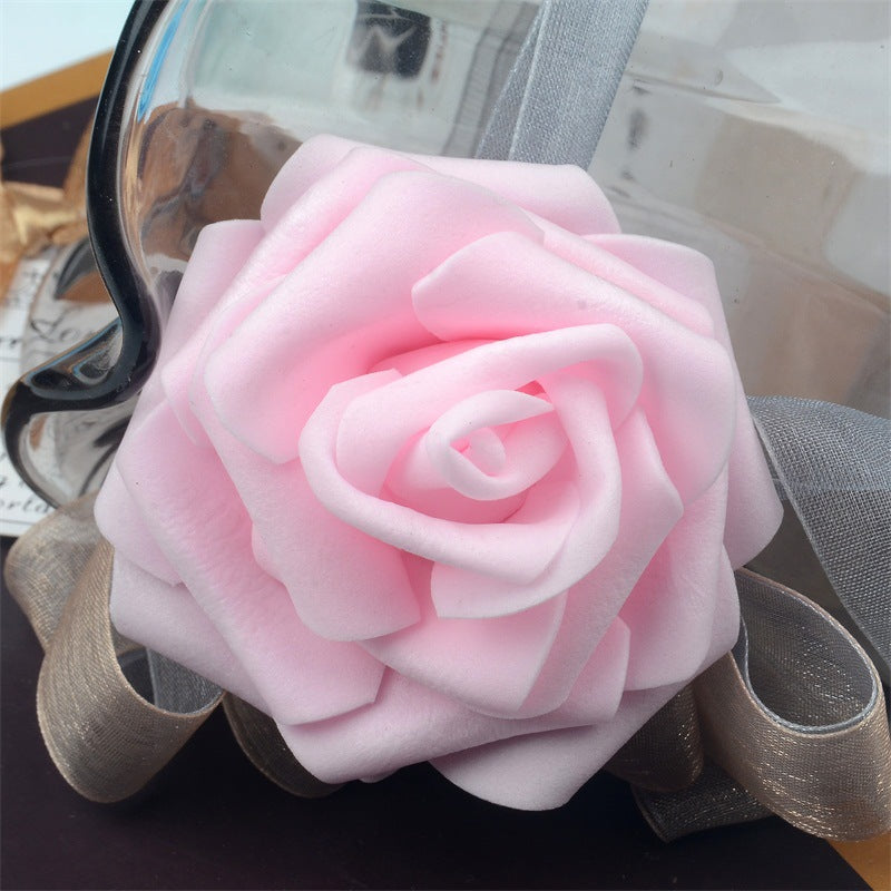 Clearance Bulk Rose Foam Heads Artificial Flowers for Crafts Wedding